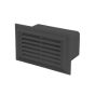Decor Flat Plastic Duct Air Brick Wall Grille Black
