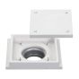 Square Framless Wall Vent-100mm Dia