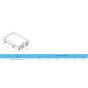 Komfort Horizontally Mounted Slimline Mechanical Ventilation Unit with Heat Recovery - Electric Heater - Built-in Controls - Right Handed - KOMFORT-EC-DBE-550-S25-R